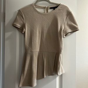 Bcbg peplum top Harlee